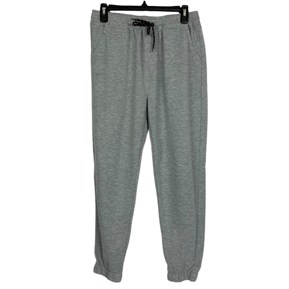 ROMWE Women’s Athletic Activewear Jogger Pants Sz Medium Gray Elastic Drawstring